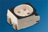 One of OSRAM's MULTILED packages containing red, green and blue LEDs One of OSRAM’s MULTILED packages
